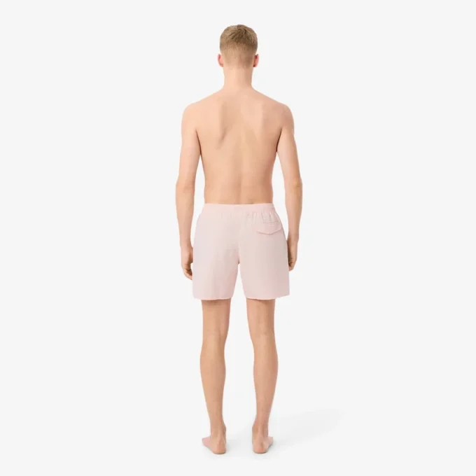 Pánské boxerky střední délky s pruhy a texturou Pánské boxerky střední délky s pruhy a texturou