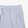 Pánské boxerky střední délky s pruhy a texturou Pánské boxerky střední délky s pruhy a texturou