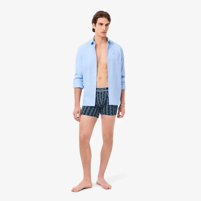 Pánské Boxerky z elastické bavlny s monogramem Pánské Boxerky z elastické bavlny s monogramem