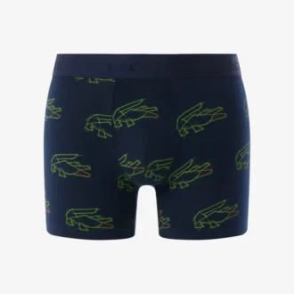 Pánské Boxerky z elastické bavlny s potiskem krokodýla
