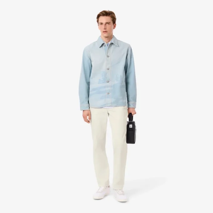Pánské chino kalhoty z manšestru s regular fit střihem Pánské chino kalhoty z manšestru s regular fit střihem