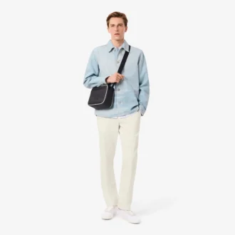 Pánské chino kalhoty z manšestru s regular fit střihem