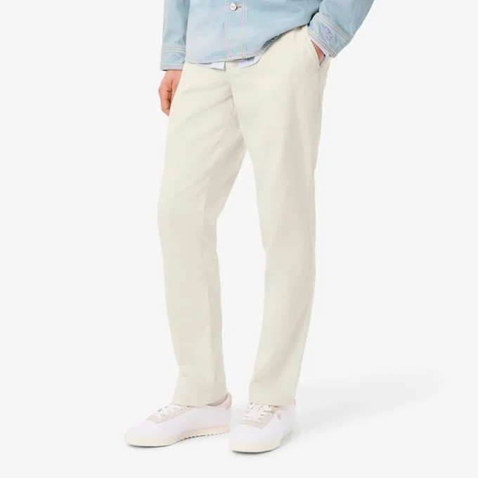 Pánské chino kalhoty z manšestru s regular fit střihem Pánské chino kalhoty z manšestru s regular fit střihem