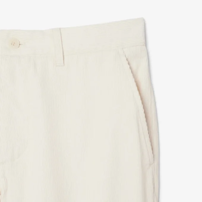 Pánské chino kalhoty z manšestru s regular fit střihem Pánské chino kalhoty z manšestru s regular fit střihem