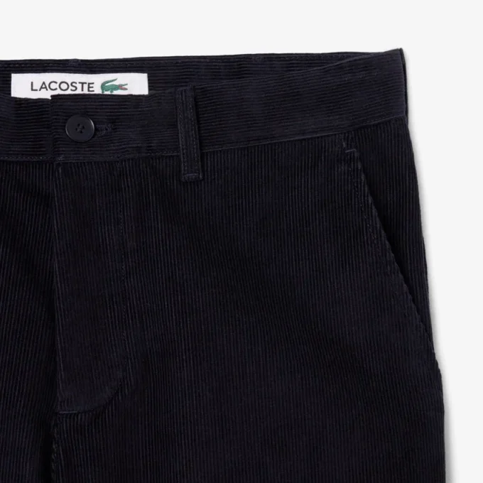 Pánské chino kalhoty z manšestru s regular fit střihem Pánské chino kalhoty z manšestru s regular fit střihem