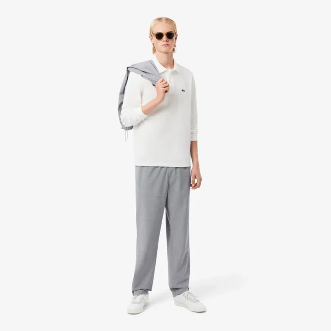 Pánské flanelové kalhoty Regular Fit z vlny Pánské flanelové kalhoty Regular Fit z vlny