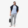 Pánské flanelové kalhoty Regular Fit z vlny Pánské flanelové kalhoty Regular Fit z vlny