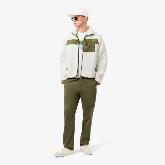 Pánská fleecová bunda Colorblock Sherpa Pánská fleecová bunda Colorblock Sherpa