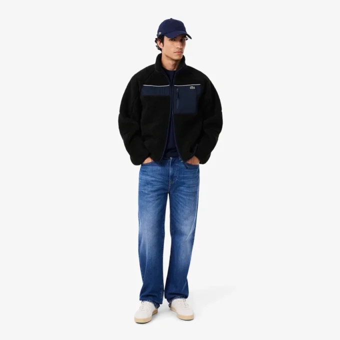 Pánská fleecová bunda Colorblock Sherpa Pánská fleecová bunda Colorblock Sherpa