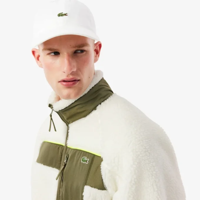 Pánská fleecová bunda Colorblock Sherpa Pánská fleecová bunda Colorblock Sherpa