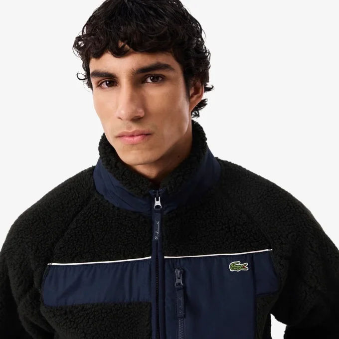 Pánská fleecová bunda Colorblock Sherpa Pánská fleecová bunda Colorblock Sherpa