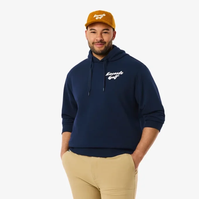 Pánská fleecová mikina s kapucí s potiskem Golf