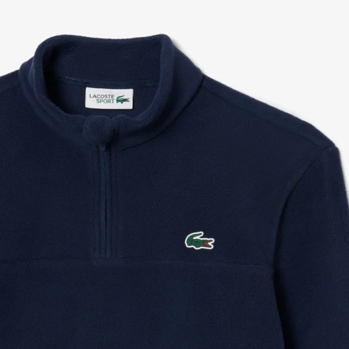 Pánská golfová mikina s polovičním zipem z polar fleece