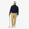 Pánská golfová mikina s polovičním zipem z polar fleece