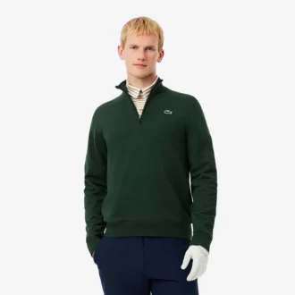 Pánský golfový svetr s čtvrtinovým zipem