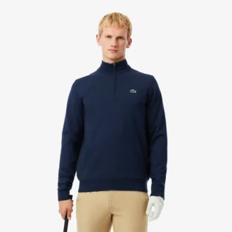 Pánský golfový svetr s čtvrtinovým zipem
