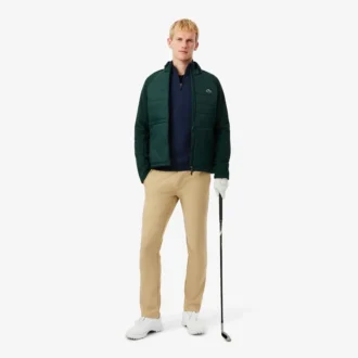 Pánský golfový svetr s čtvrtinovým zipem