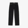Pánské indigo džíny s 5 kapsami a rovným střihem Pánské indigo džíny s 5 kapsami a rovným střihem