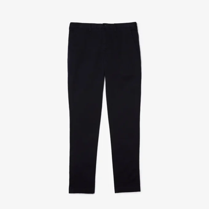 Pánské kalhoty ze strečové bavlny se slim fit střihem Pánské kalhoty ze strečové bavlny se slim fit střihem