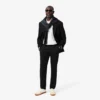 Pánské kalhoty ze strečové bavlny se slim fit střihem Pánské kalhoty ze strečové bavlny se slim fit střihem