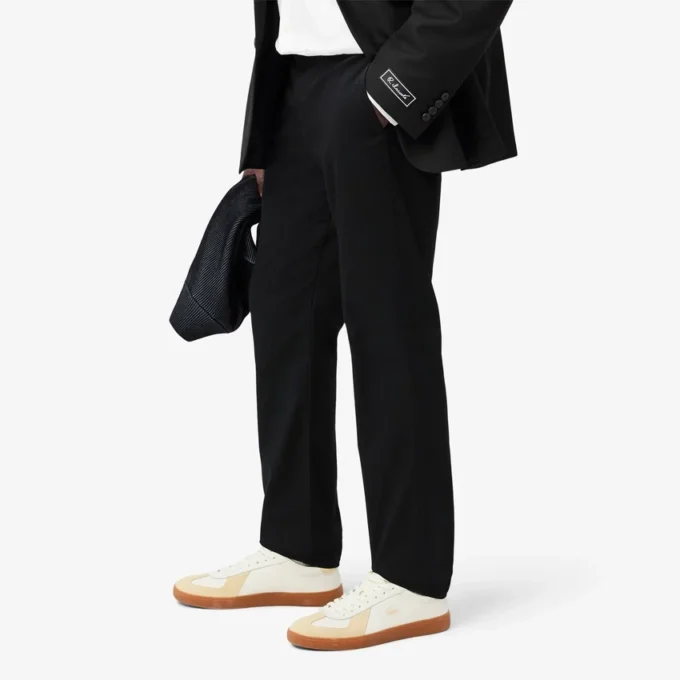 Pánské kalhoty ze strečové bavlny se slim fit střihem Pánské kalhoty ze strečové bavlny se slim fit střihem
