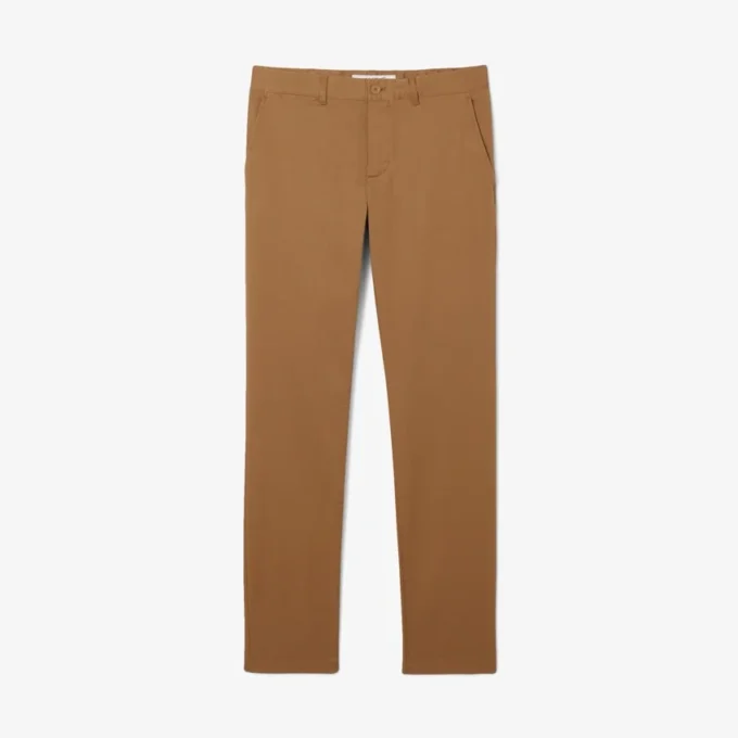 Pánské kalhoty ze strečové bavlny se slim fit střihem Pánské kalhoty ze strečové bavlny se slim fit střihem