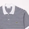 Pánské klasické pruhované polo tričko L.12.12 z materiálu Petit Piqué Pánské klasické pruhované polo tričko L.12.12 z materiálu Petit Piqué