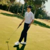 Pánské kožené golfové boty T-Clip Golf