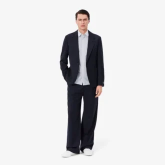 Pánská košile s knoflíky a pruhy, regular fit