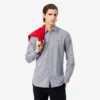 Pánská košile s proužky a knoflíky, slim fit Pánská košile s proužky a knoflíky, slim fit