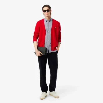 Pánská košile s proužky a knoflíky, slim fit
