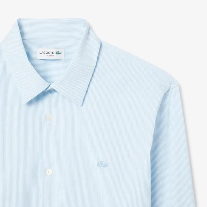 Pánská košile s proužky a knoflíky, slim fit Pánská košile s proužky a knoflíky, slim fit