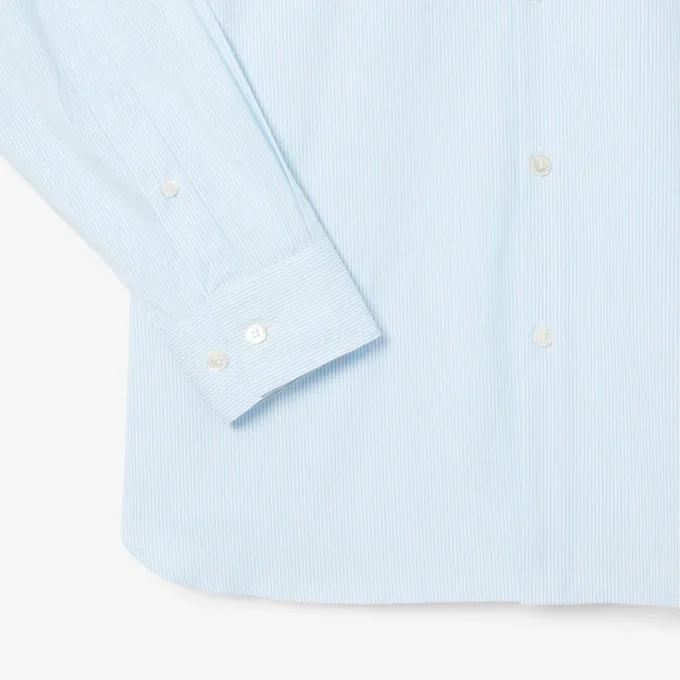 Pánská košile s proužky a knoflíky, slim fit Pánská košile s proužky a knoflíky, slim fit