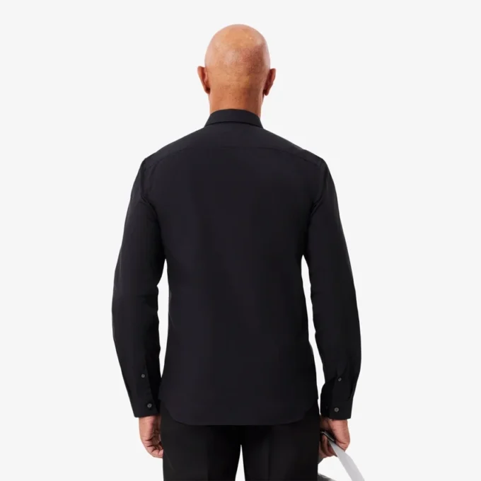 Pánská košile ze strečového popelínu se slim fit střihem Pánská košile ze strečového popelínu se slim fit střihem