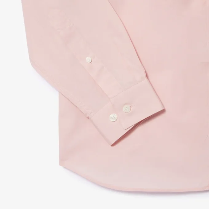 Pánská košile ze strečového popelínu se slim fit střihem Pánská košile ze strečového popelínu se slim fit střihem