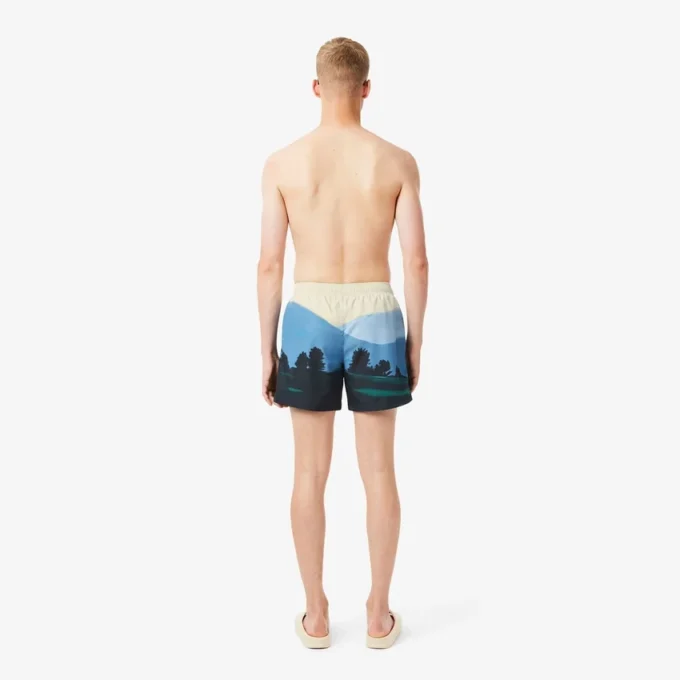 Pánské krátké boxerky s potiskem krajiny Pánské krátké boxerky s potiskem krajiny
