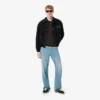 Pánská mikina s žebrovaným bavlněným límečkem