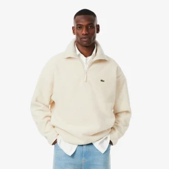 Pánská mikina s kapucí a zipem z polar fleece