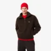 Pánská mikina s kapucí a zipem z polar fleece