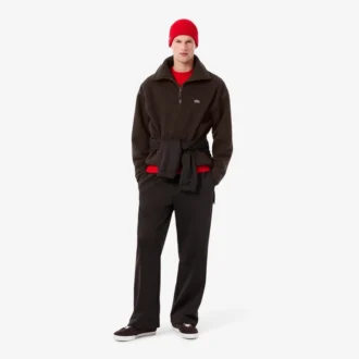 Pánská mikina s kapucí a zipem z polar fleece