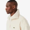 Pánská mikina s kapucí a zipem z polar fleece
