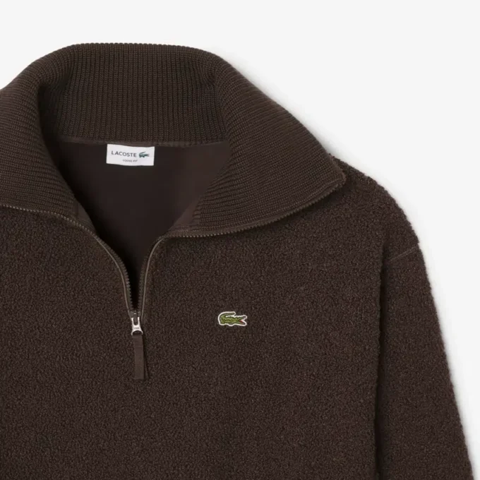 Pánská mikina s kapucí a zipem z polar fleece