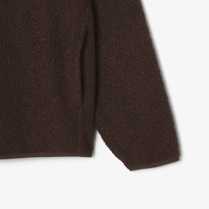Pánská mikina s kapucí a zipem z polar fleece