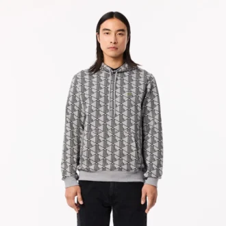 Pánská mikina s kapucí z fleece s monogramem