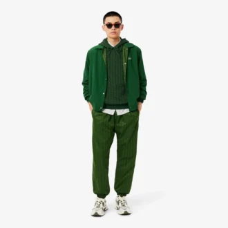 Pánská mikina s kapucí z fleece s monogramem