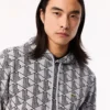Pánská mikina s kapucí z fleece s monogramem