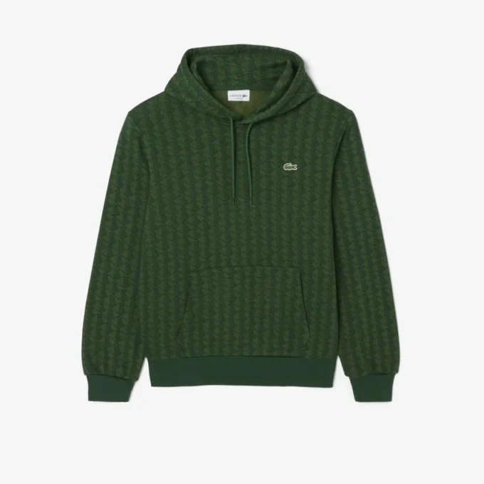 Pánská mikina s kapucí z fleece s monogramem