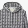 Pánská mikina s kapucí z fleece s monogramem