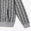 Pánská mikina s kapucí z fleece s monogramem