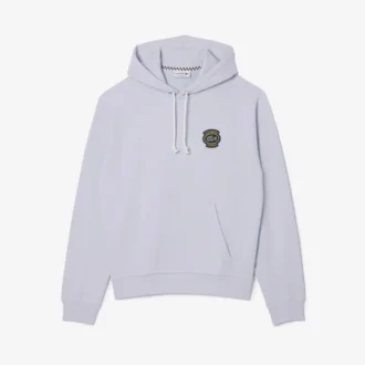 Pánská mikina s kapucí z fleece s volným střihem